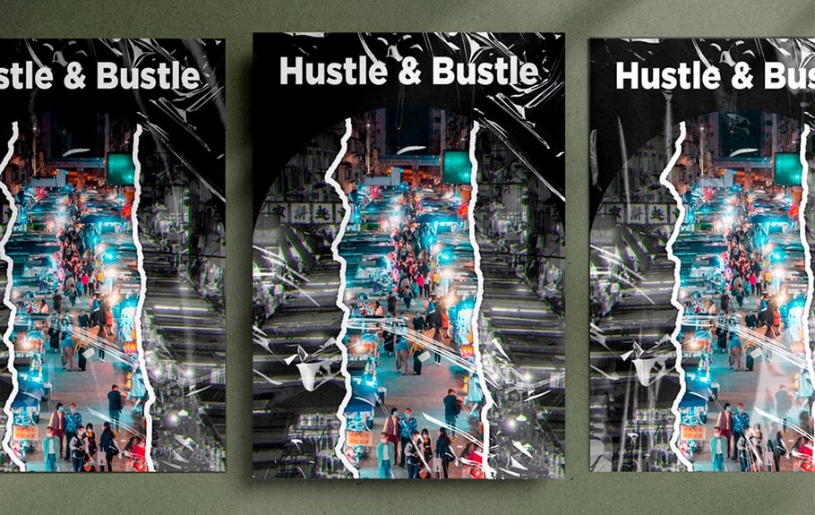 Portada hustle and bustle